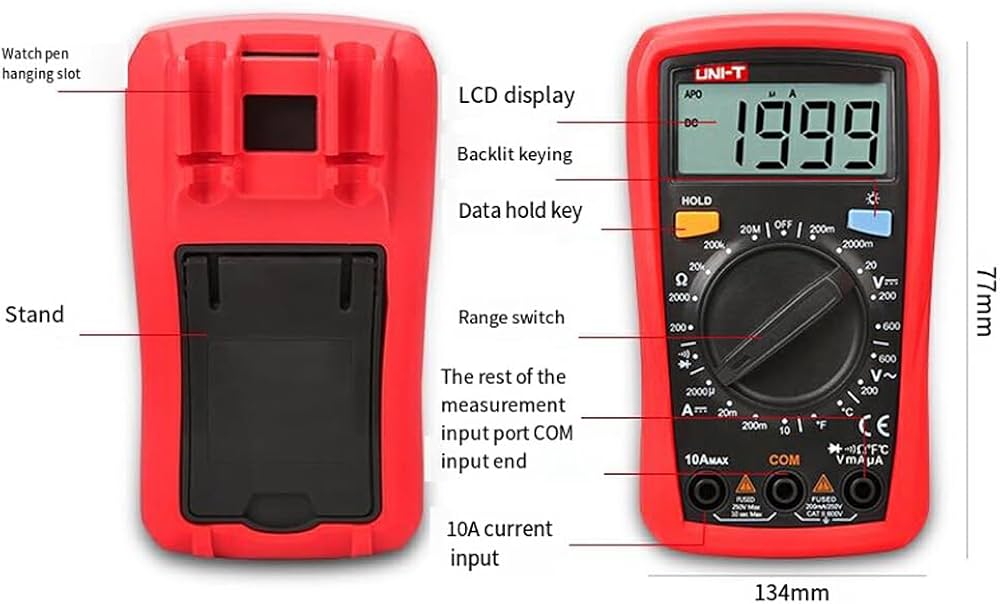 Unit%20UT%2033D+%20600v%2010A%20Dijital%20Multimetre