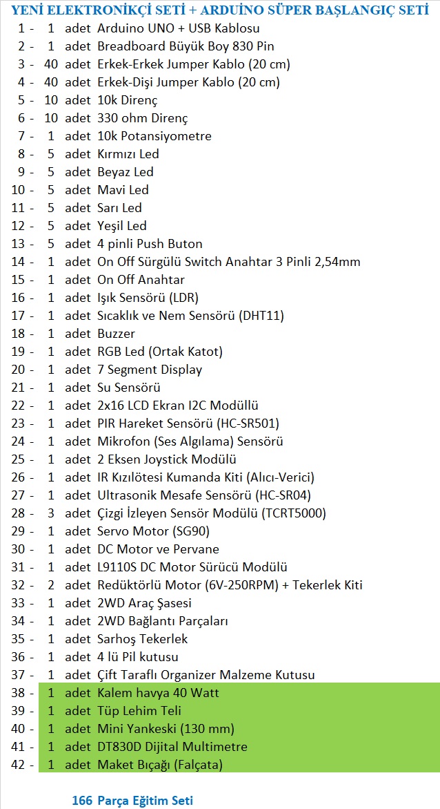 YENİ%20ELEKTRONİKÇİ%20SETİ%20+%20ARDUİNO%20SÜPER%20BAŞLANGIÇ%20SETİ