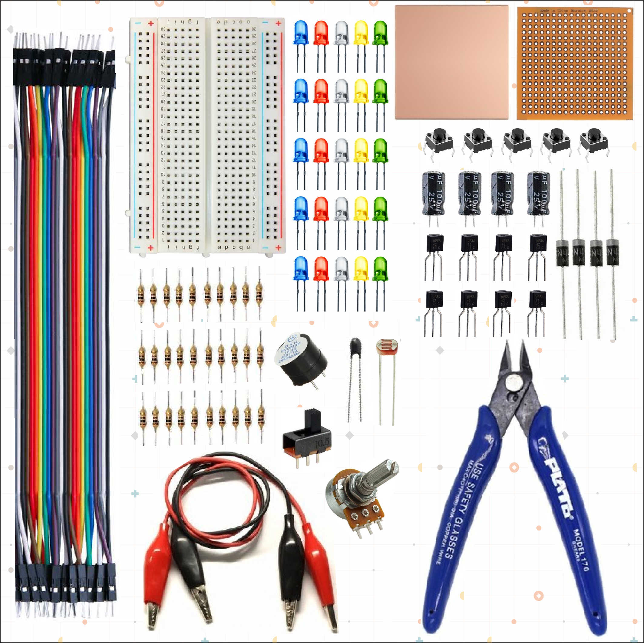 BREADBOARD%20TEMEL%20ELEKTRONİK%20SETİ%20+%20PLATO%20YANKESKİ