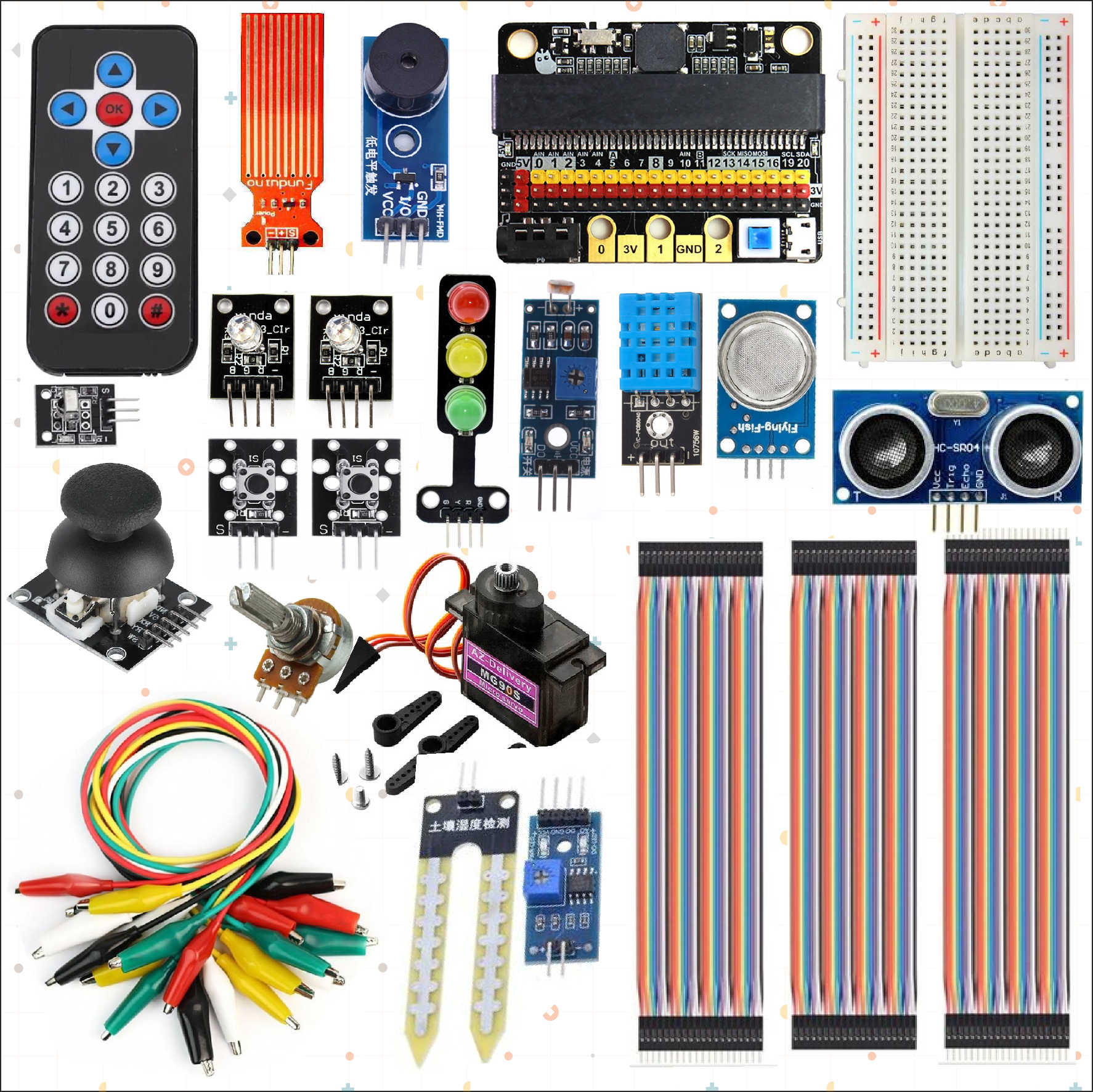 MİCRO:BİT%20SENSÖR%20EKLENTİ%20SETİ%20(Micro:Bit%20Dahil%20Değildir)