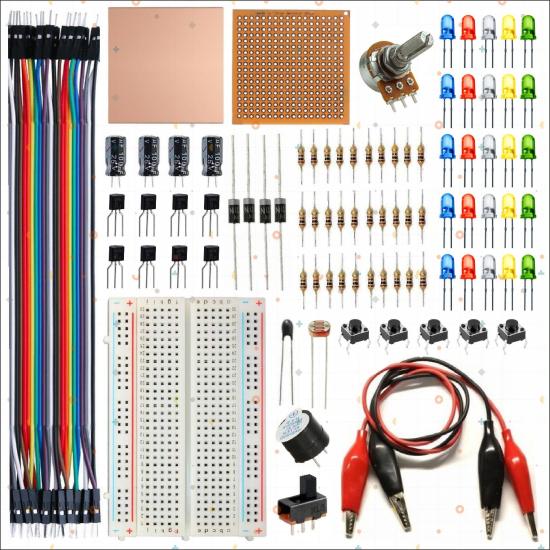 BREADBOARD TEMEL ELEKTRONİK EĞİTİM SETİ